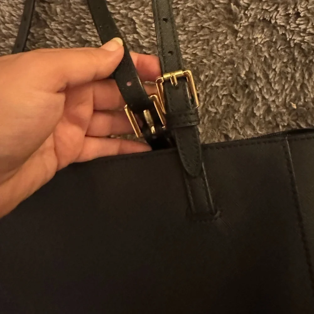 TORY BURCH York Buckle Steffiano Leather Tote